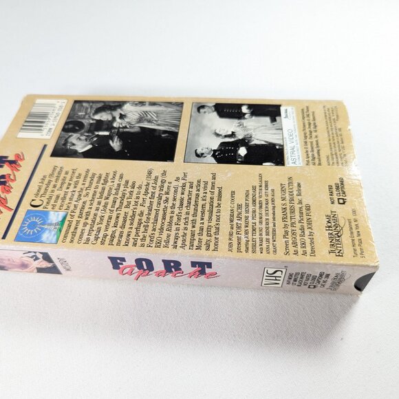 3/$15 Vintage VHS tape 1948 FORT APACHE John Ford, Henry Fonda, Shirley Temple - Picture 2 of 4